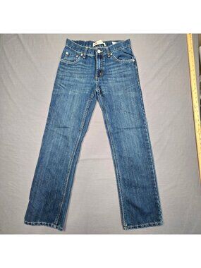 Levis 16 28X28 Regular Boys Jeans Blue 505 Straight Fit Durable Denim Classic